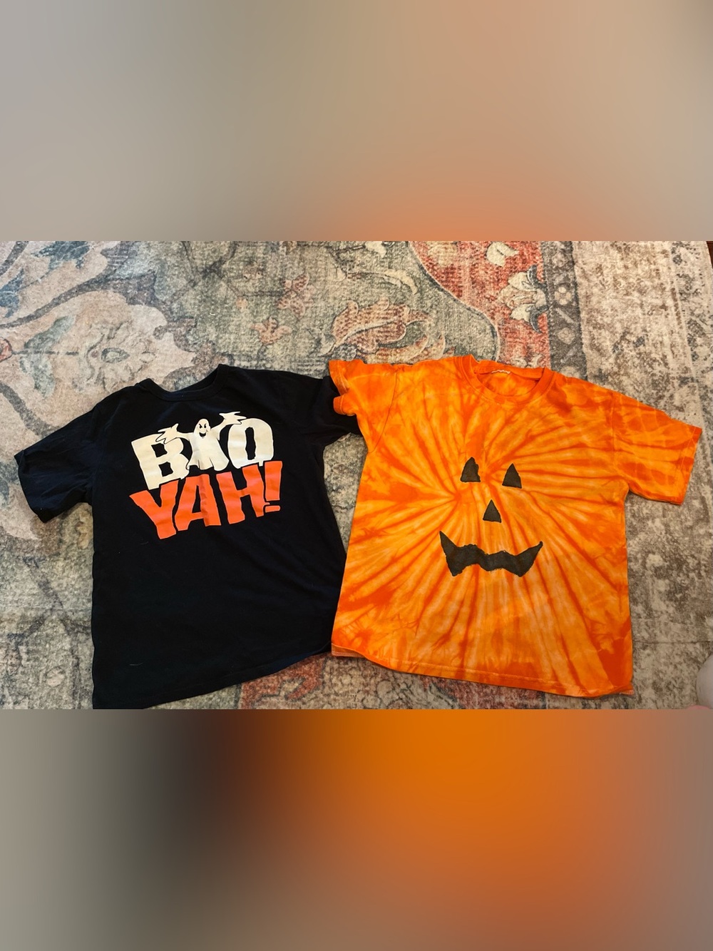 2 Kids size m 7/8 Halloween Graphic short sleeve tshirts